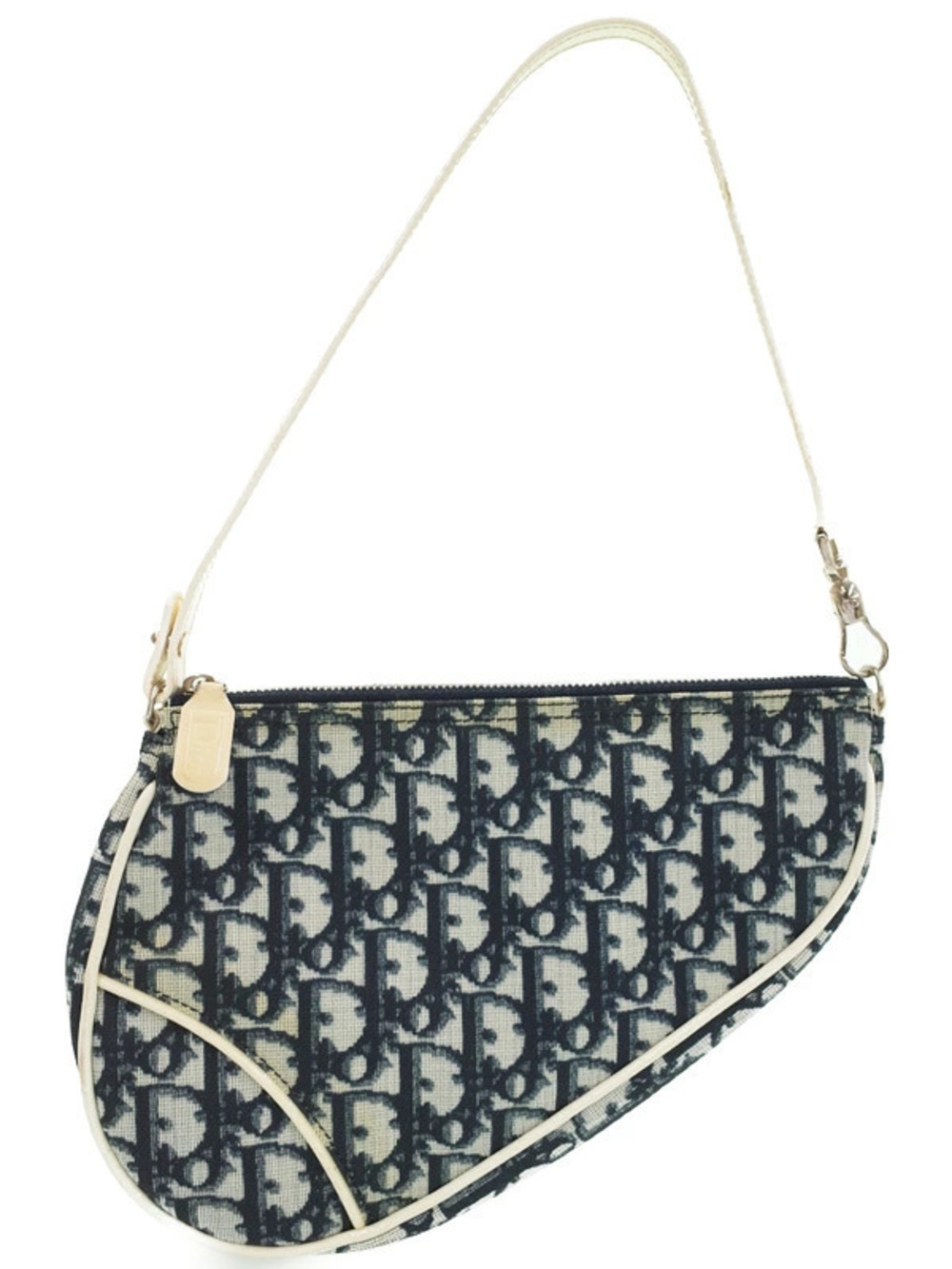 Christian Dior Trotter Saddle Pouch Clutch Hobo Bag
